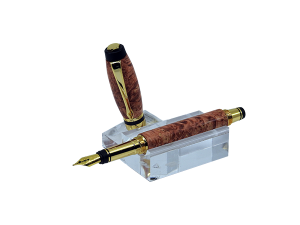 Stylo plume en résine Loupe